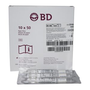Discos con Antimicrobianos Optoquina tubo con 50 discos