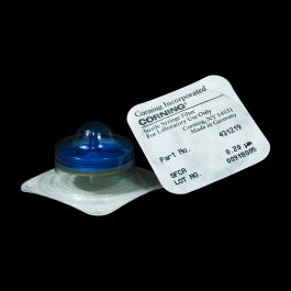 Filtro tipo Pirinola para Jeringa 20 Um, marca Corning, caja con 50 Piezas