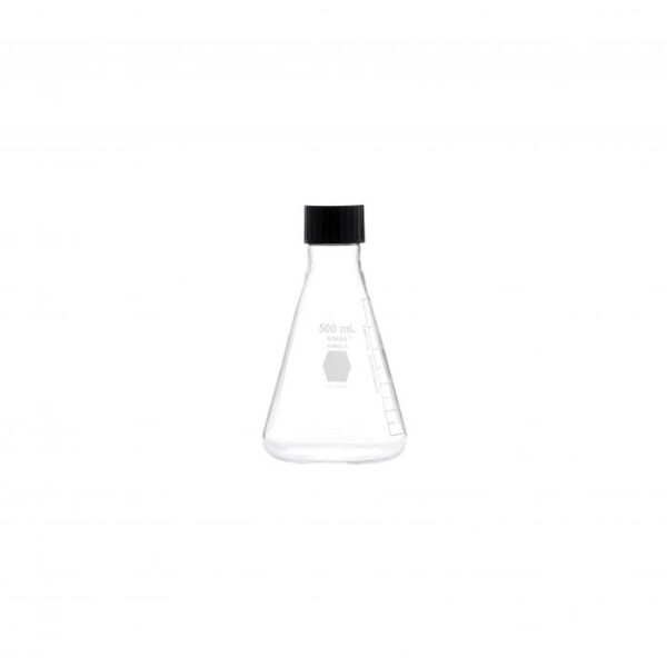 Matraz Erlenmeyer con Tapon con Rosca 500 Ml