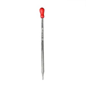 Pipeta de Vidrio con Bulbo Rojo de 5 Ml