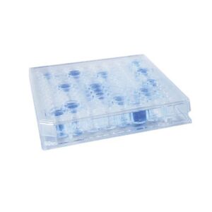 Placas Microtiter de 96 Pocillos Fondo Plano. Sin Esterilizar con Tapa por Pieza